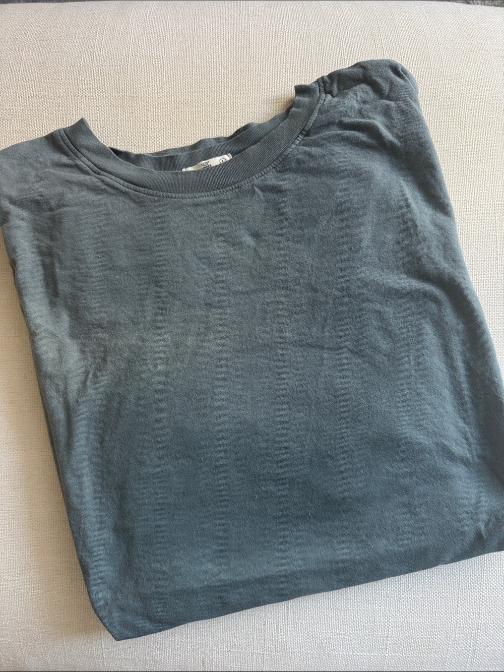 Men's 100% cotton Crewneck T-Shirt - Dark Teal